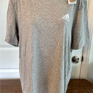 NWT, Adidas Men's Gray T-Shirt